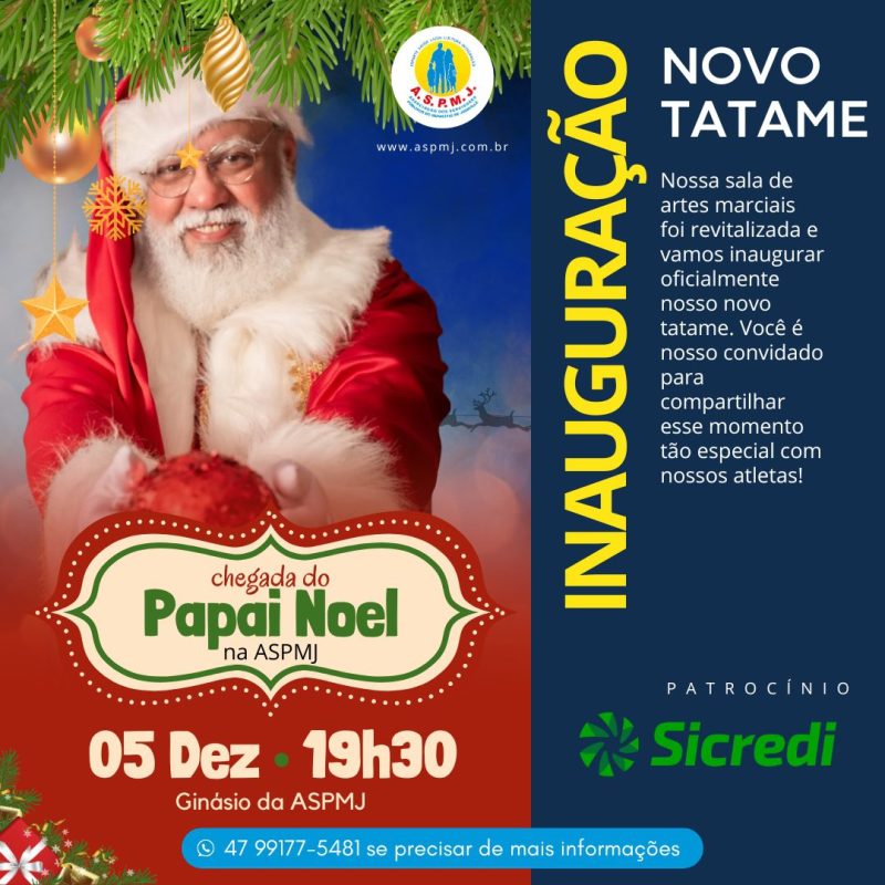 Chegada do Papai Noel (Post para Instagram)